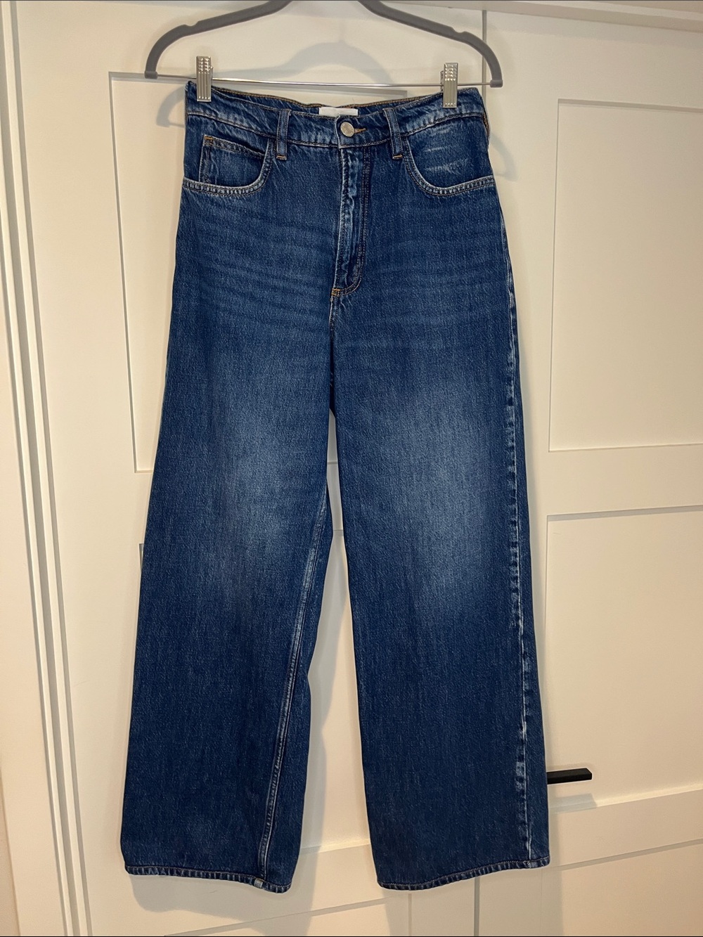 Frame Le High N Tight Wide Leg Jeans in Foxgrove 27 great condition